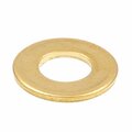 Prime-Line Flat Washers, SAE, 5/16 in. X 3/4 in. OD, Solid Brass, 25PK 9079930